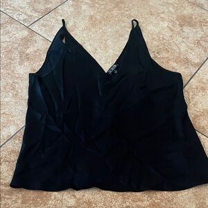 J. Crew Silk Black Camisole Top